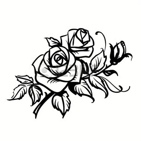 simple rose clipart|roses clip art black and white.